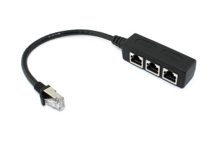 Сплиттер RJ45  на 3 порта