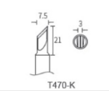 Жало ATTEN T470-K для паяльника GT-Y300