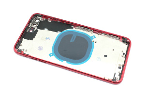 Задняя крышка (корпус) в сборе с рамкой для Apple iPhone 8 Plus красная