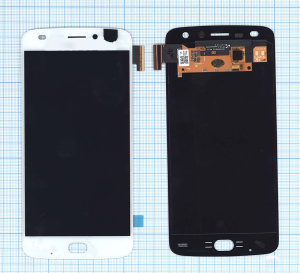 Дисплей для Motorola Moto Z2 Play белый