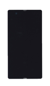 Дисплей для Sony Xperia Z черный с белой рамкой