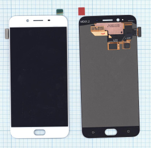 Дисплей для OPPO R9s белый