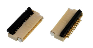Разъем FPC Back Flip-Lock 1010-GX-28PWB 28 pin высота 1мм шаг 1мм