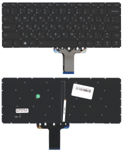 Клавиатура для ноутбука Lenovo Flex 4-1435 4-1470 4-1480 черная с подсветкой