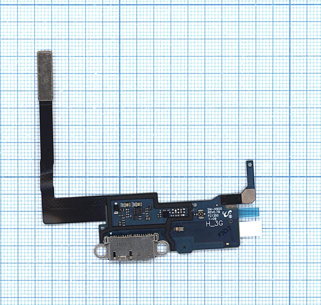 Шлейф разъема питания для планшета Samsung N9000