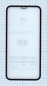 Защитное стекло 5D для Apple iPhone 11 Pro черное