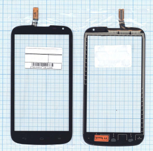 Сенсорное стекло (тачскрин) для Huawei Ascend G610 черное