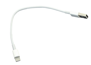 Кабель для зарядки  Apple Lightning 8Pin (Короткий), 25cm. Белый
